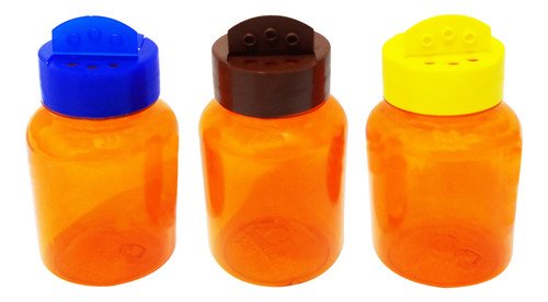 693 Frascos Plástico Laranja Pet 150ml Tempero Fliptop Sup - Imagem 2