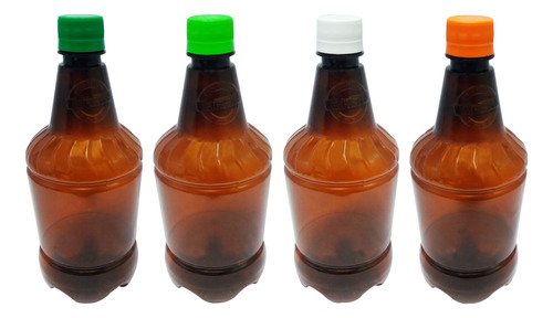 110 Frascos Plástico Âmbar Pet 750ml Cerveja Tampa Lacre Gr2 - Imagem 2