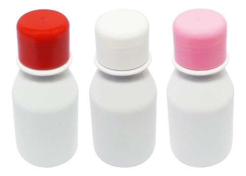 61 Frascos Branco Pet 60ml Aromatizante Tampa Batoque Far
