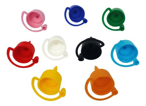 60 Frascos Plásticos Branco Pet 60ml Tampa Bico Aplicador - Imagem 5