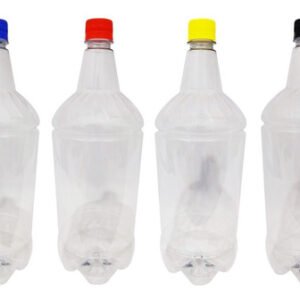 12 Frascos Plástico Cristal Pet 2l Com Tamp Rosca Lacre Gr2