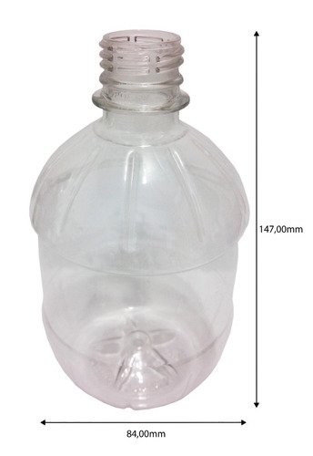 40 Frascos Plástico Cristal Pet 500ml C/ Bico Aplicador Cac - Imagem 6