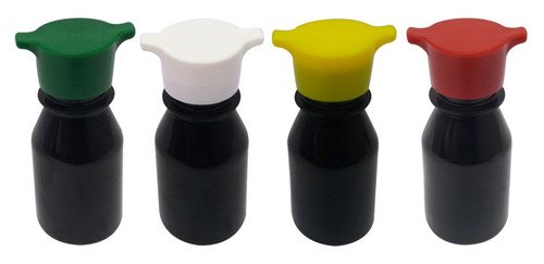 220 Frasco Plástico Âmbar Pet 60ml Tampa Rosca 2 Bico