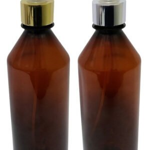 210 Frascos Plásticos Âmbar Pet 500ml Válvula Spray L Cos