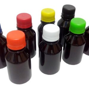 900 Frasco Plástico Âmbar Pet 100ml Tampa S Batoque Far