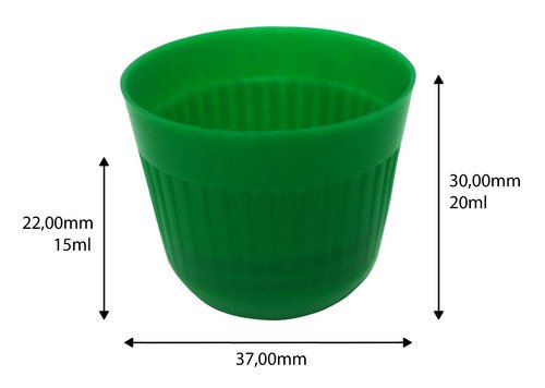3500 Tampas Plásticas Coloridas Rosca Dosadora 20ml Bocal 28 - Imagem 3
