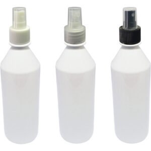 210 Frascos Plásticos Branco Pet 500ml Válvula Spray S Cos