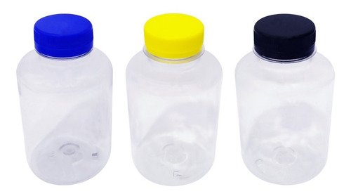 162 Frascos Plástico Cristal Pet 330ml Tampa Rosca Lacre Sup