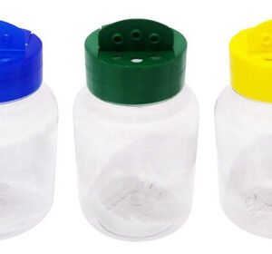 140 Frascos Plástico Cristal Pet 150ml Tempero Fliptop Sup