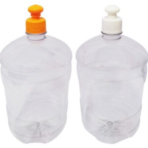 9 Frascos Plásticos Cristal Pet 2l Com Tampa Pushpull Gro