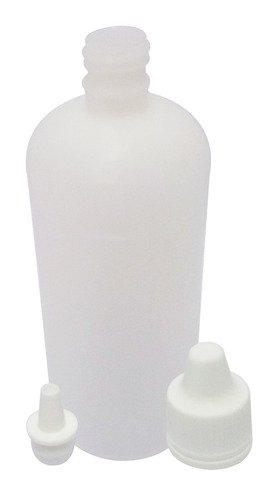 450 Frasco Plástico Incolor Pe 120ml C Tampa Lacre Gotejador - Imagem 2