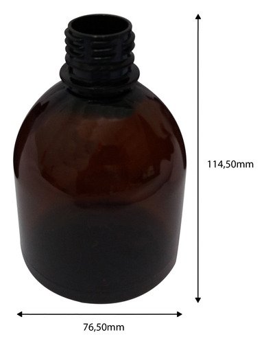 18 Frascos Plástico Âmbar Pet 300ml C/ Bico Aplicador Sab - Imagem 6