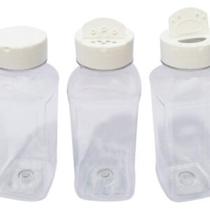 180 Frascos Plástico Cristal Pet 300ml Tempero Fliptop Qua