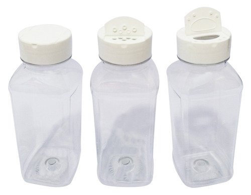 180 Frascos Plástico Cristal Pet 300ml Tempero Fliptop Qua