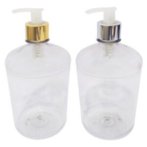 22 Frascos Plásticos Cristal 1l Válvula Bico De Pato L Sab