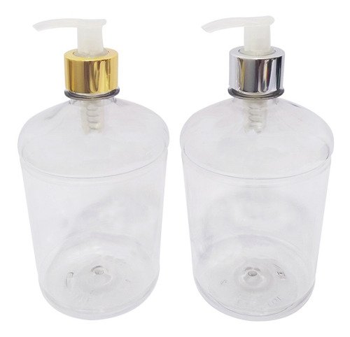 22 Frascos Plásticos Cristal 1l Válvula Bico De Pato L Sab