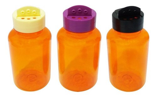210 Frasco Plástico Laranjado Pet 240ml Tempero Fliptop Sup - Imagem 4