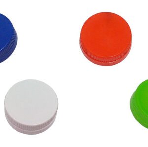 180 Tampas Plásticas Coloridas Rosca Com Lacre Bocal 48