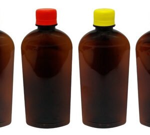 285 Frasco Plástico Âmbar Pet 400ml Tampa S Batoque Min