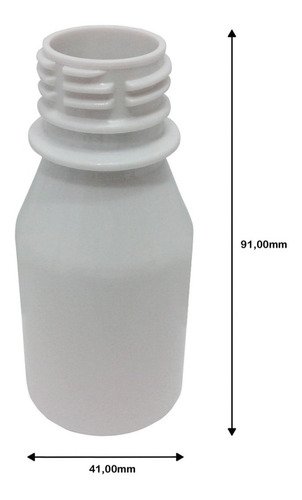 60 Frasco Plástico Branco Pet 60ml Tampa L Batoque Far - Imagem 7