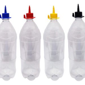 28 Frascos Plástico Cristal Pet 2l C/ Bico Aplicador Ref