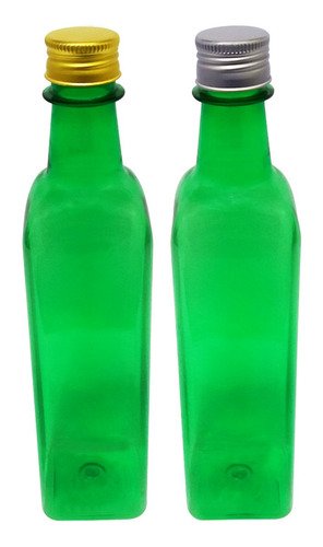 12 Frascos Plástico Verde Pet 500ml Tampa Aluminio S/ Aze