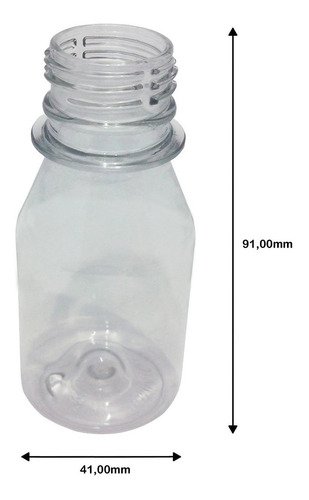 60 Frasco Plástico Cristal Pet 60ml Tampa S Batoque Far - Imagem 9
