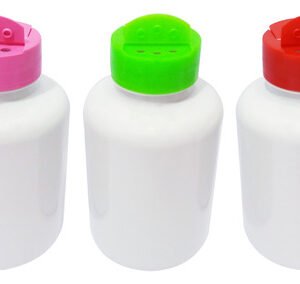 70 Frascos Plástico Branco Pet 330ml Tempero Fliptop Sup