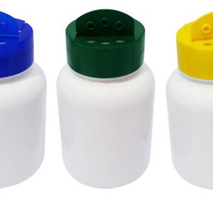 693 Frascos Plástico Branco Pet 150ml Tempero Fliptop Sup