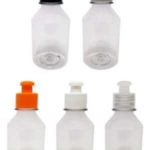 141 Frascos Plástico Cristal Pet 150ml C/ Tampa Pushpull Far