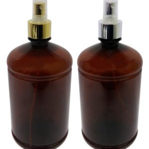 126 Frascos Plásticos Âmbar Pet 1l Com Válvula Spray L Sab