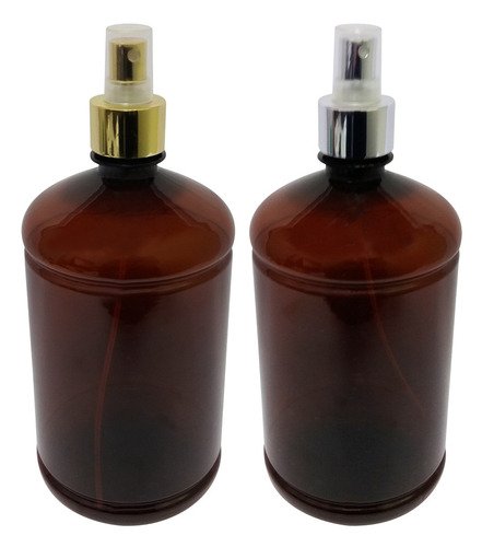 126 Frascos Plásticos Âmbar Pet 1l Com Válvula Spray L Sab