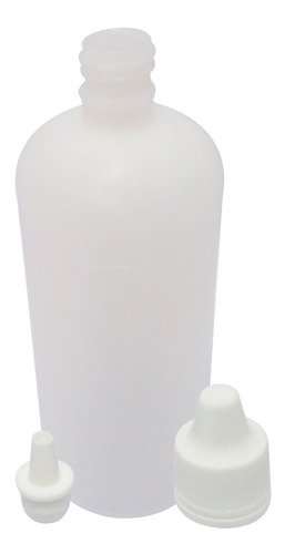 7 Frasco Plástico Incolor Pe 120ml C Tampa Lacre Gotejador - Imagem 2