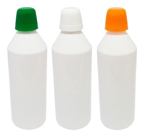 50 Frasco Plástico Branco Pet 500ml Tamp Dosadora 20ml Cos - Imagem 2