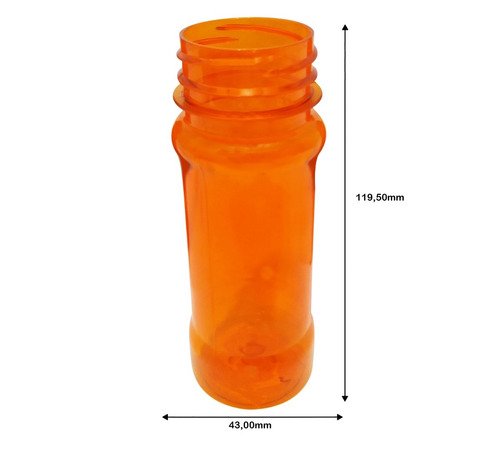 342 Frascos Plástico Laranjado Pet 120ml Batoque Fliptop Con - Imagem 9
