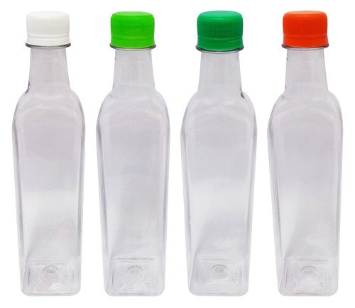 122 Frasco Plástico Cristal Pet 500ml Azeite Tampa S Batoque - Imagem 2