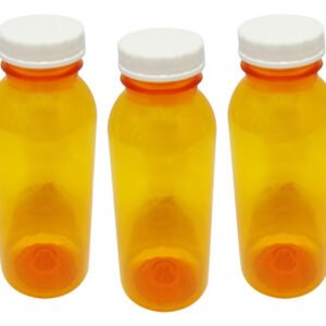 70 Frasco Plástico Laranja Pet 300ml Tam Rosca S/ Lacre Det