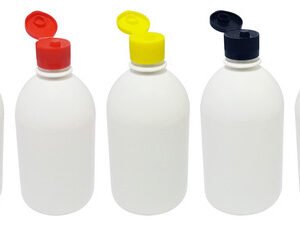 212 Frascos Plástico Branco Pet 500ml C/ Tampa Fliptop Sab