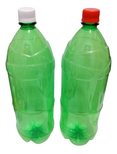 12 Frasco Plástico Verde Pet 2l Tampa S Batoque Ref - Imagem 3