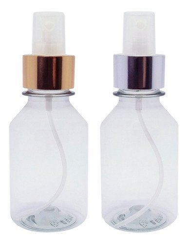 300 Frascos Plásticos Cristal Pet 150ml Válvula Spray L Far