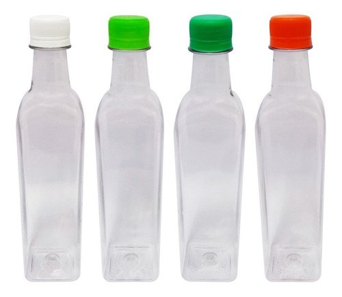 49 Frascos Plástico Cristal Pet 500ml Tampa Rosca Lacre Aze - Imagem 2