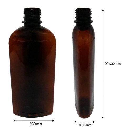 14 Frascos Plástico Âmbar 400ml Válvula Bico Pato L Min - Imagem 5