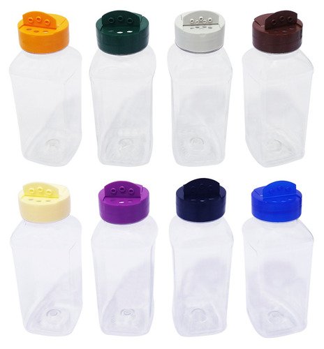 180 Frascos Plástico Cristal Pet 300ml Tempero Fliptop Qua - Imagem 3