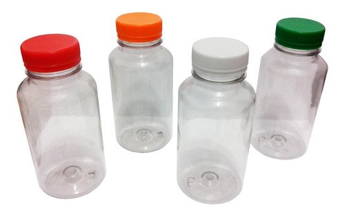 450 Frascos Plástico Cristal Pet 240ml Tampa Rosca Lacre Sup - Imagem 2