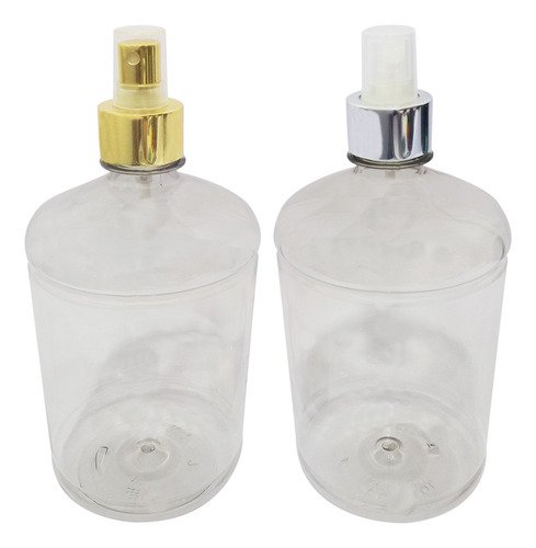 126 Frascos Plásticos Cristal Pet 1l Com Válvula Spray L Sab