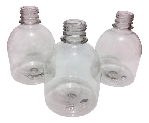 160 Frasco Plástico Cristal Pet 300ml Tampa S Batoque Sab - Imagem 3