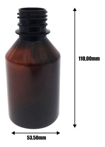329 Frascos Plástico Âmbar Pet 150ml C/ Tampa Pushpull Far - Imagem 6