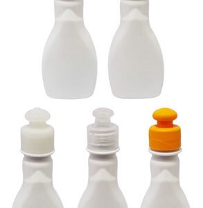 272 Frascos Plástico Branco Pet 200ml C/ Tampa Pushpull Mol