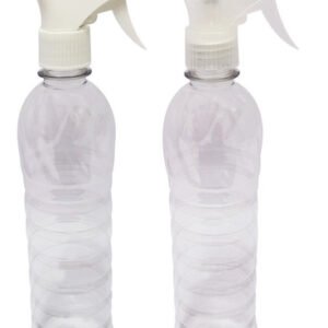 10 Frascos Plásticos Cristal Pet 500ml Válvula Gatilho Lim