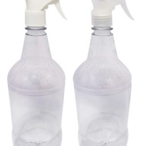 20 Frascos Plásticos Cristal Pet 1l Com Válvula Gatilho Gr2